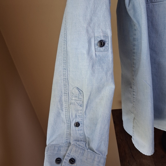Ralph Lauren Light Blue Denim Top - Picture 4 of 7